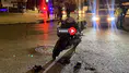 Otomobil ile Motosiklet Çarpıştı