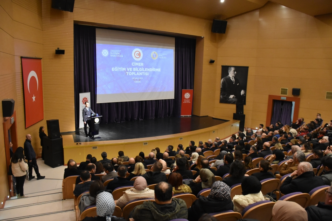 Ordu'da CİMER Eğitim ve Bilgilendirme Toplantısı düzenlendi