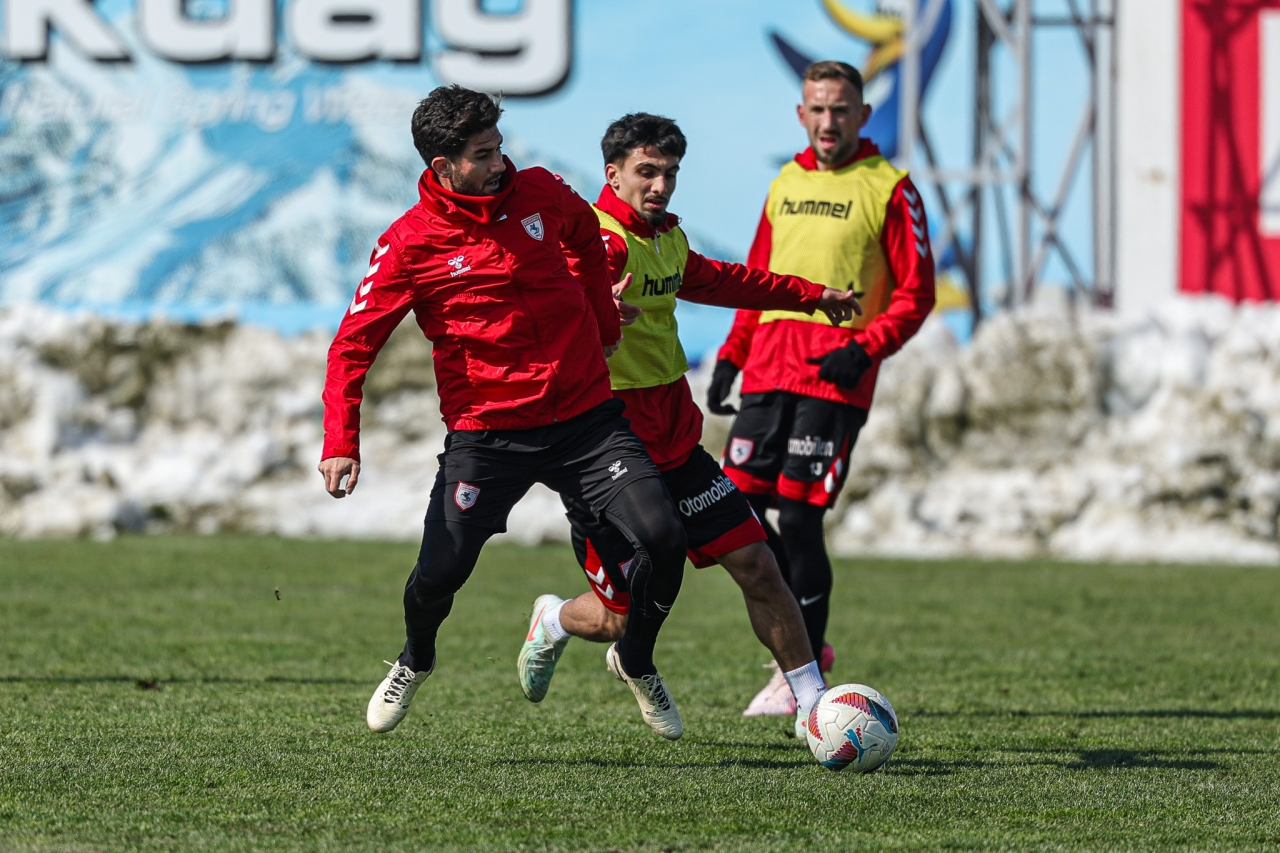 Samsunspor, Göztepe maçının hazırlıklarını sürdürdü