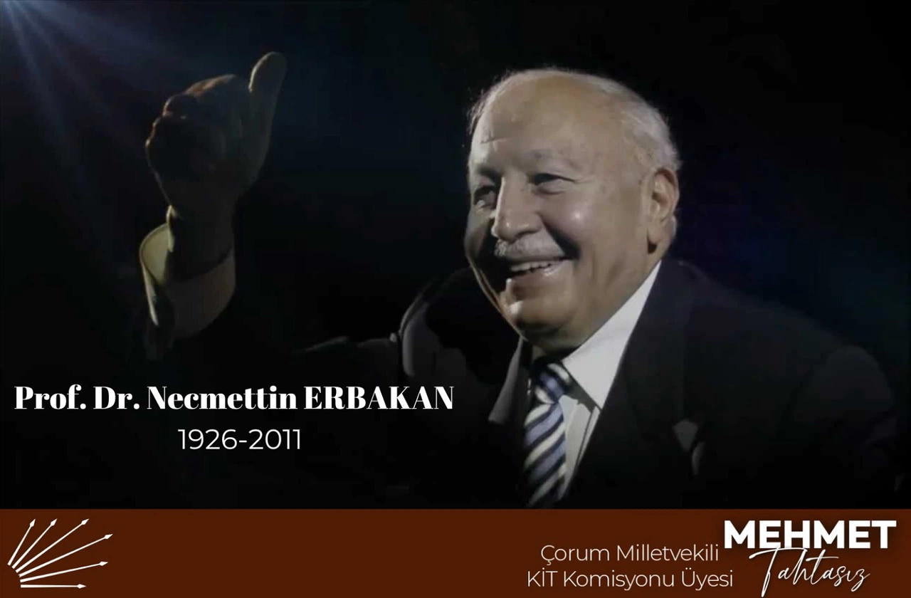 Tahtasız'dan Erbakan Paylaşımı