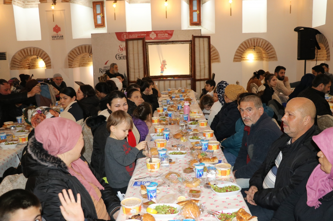 Amasya'da 540 yıllık imarethanede iftar programı düzenleniyor