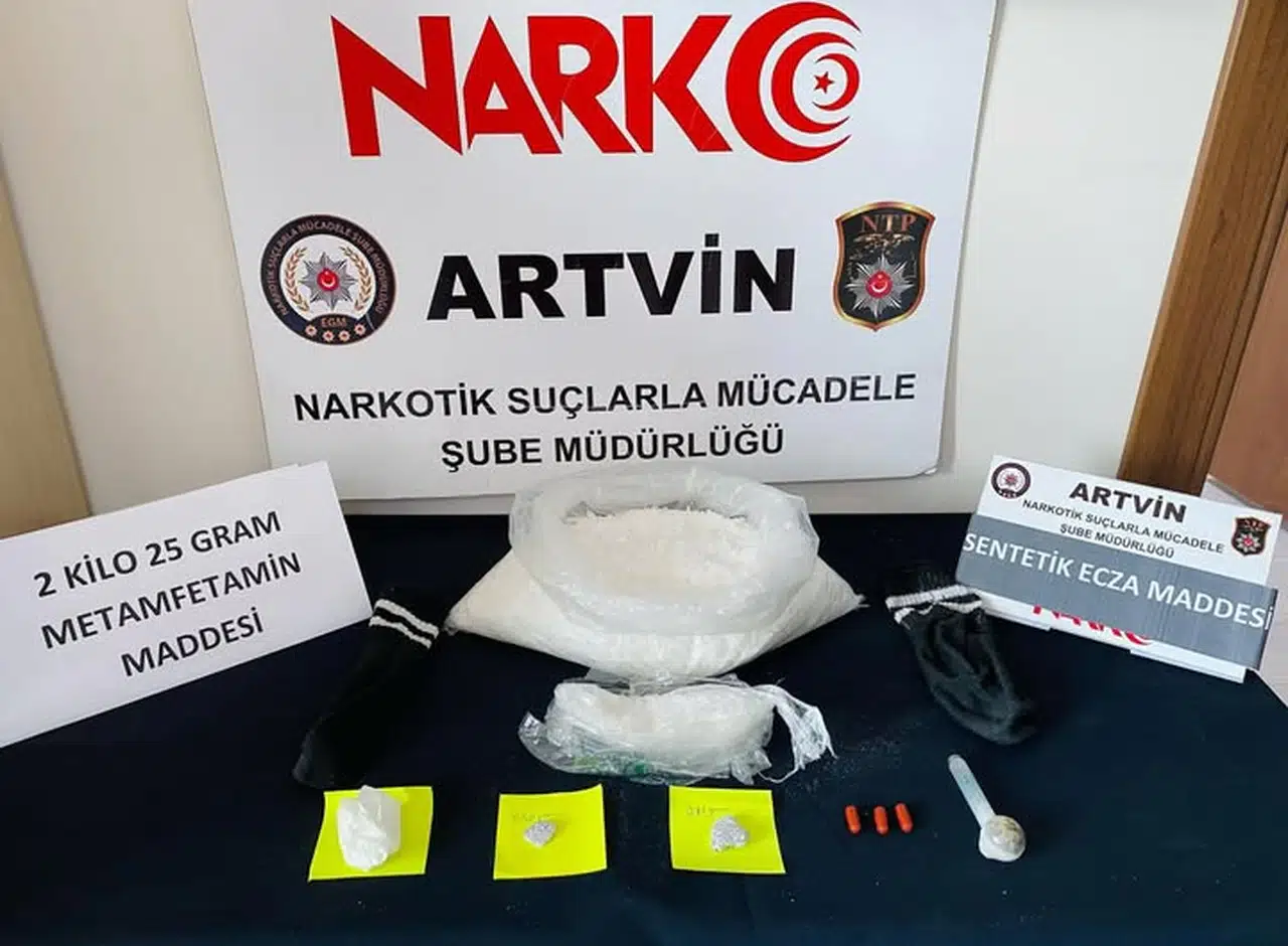 Artvin'de uyuşturucu operasyonunda 4 kişi tutuklandı