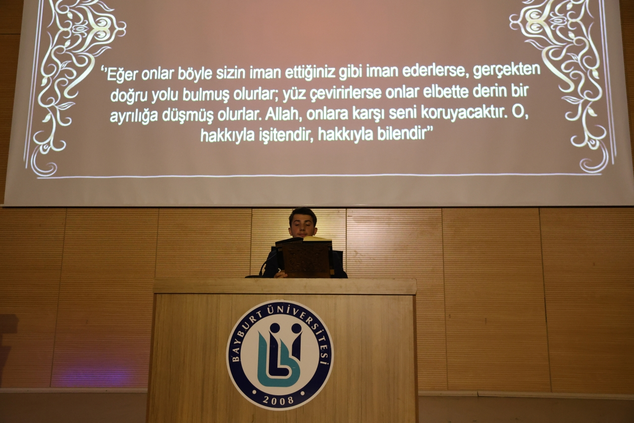 Bayburt'ta "Kur'an-ı Kerim'i Güzel Okuma Yarışması" yapıldı