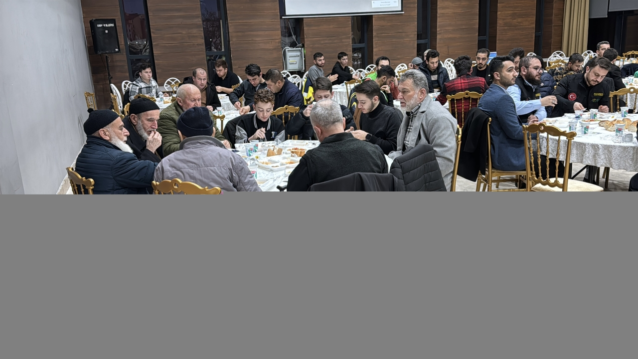 Karabük İHH iftar programı düzenledi