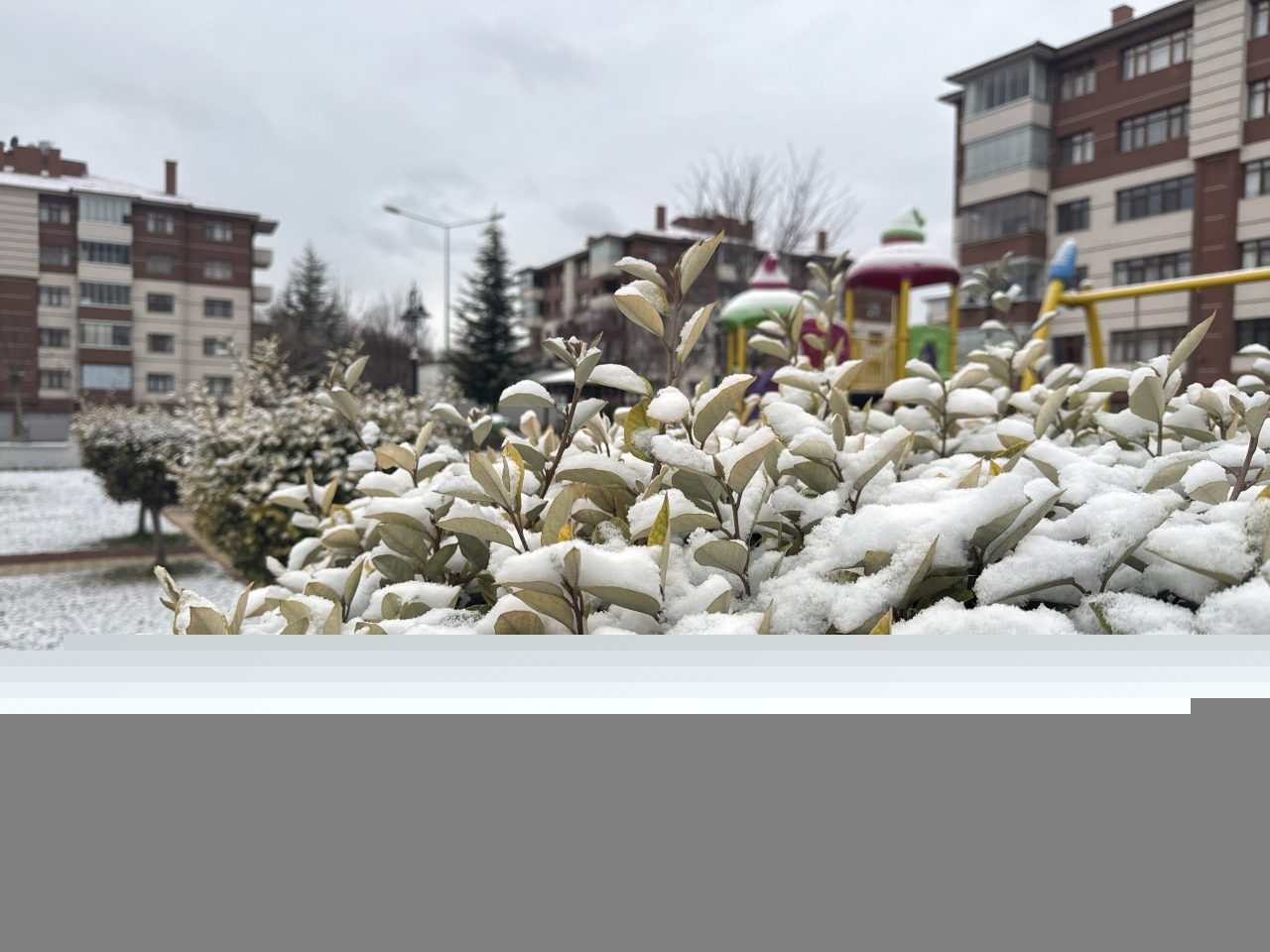 Kastamonu'da kar yağışı etkili oldu