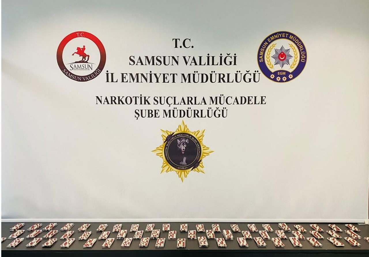 Samsun'da düzenlenen uyuşturucu operasyonunda 2 kişi gözaltına alındı