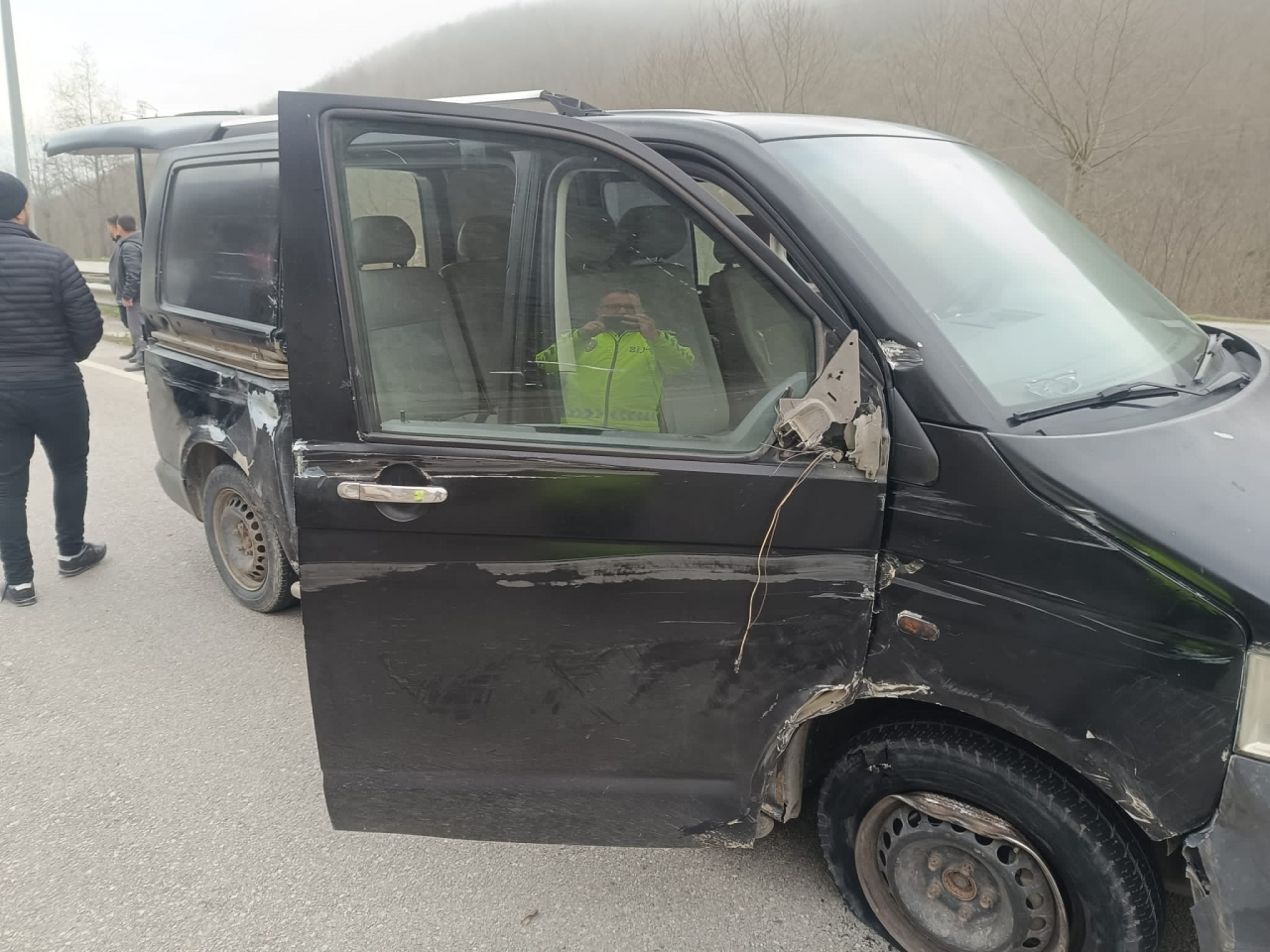 Samsun'da kamyonet ile tırın çarpıştığı kazada 1 kişi öldü, 1 kişi yaralandı