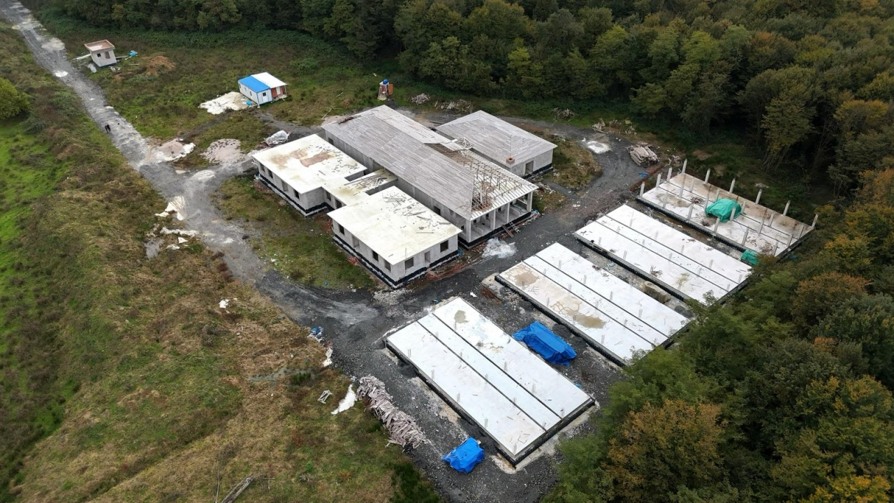 Samsun'da sahipsiz hayvanlara "konforlu" barınak inşa ediliyor