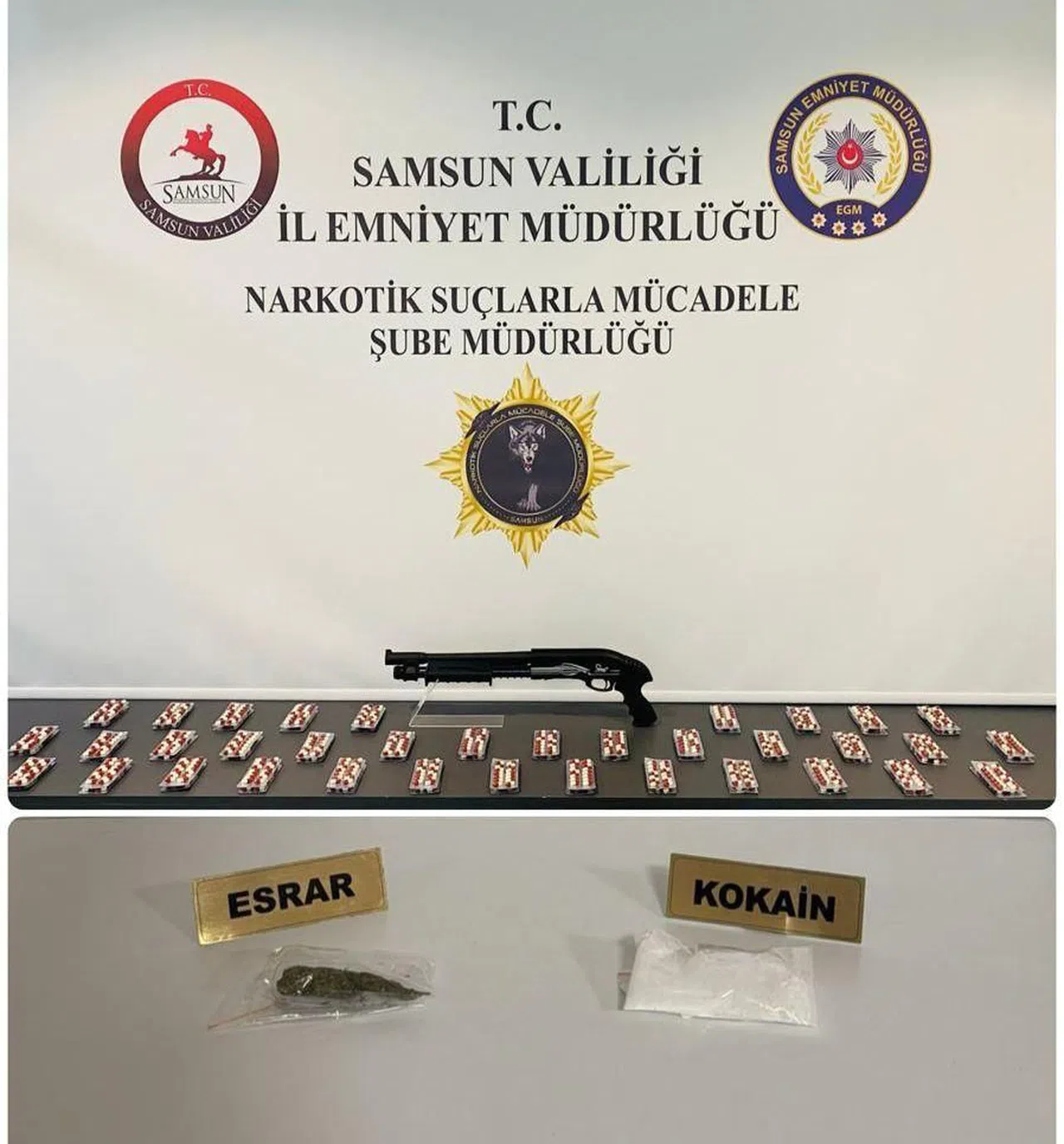 Samsun'da uyuşturucu operasyonunda 2 zanlı yakalandı