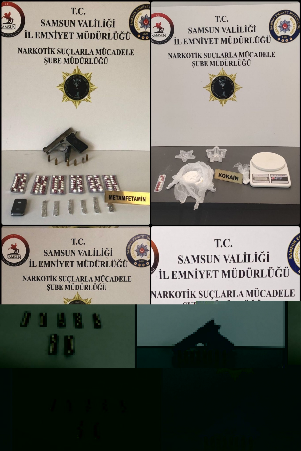 Samsun'da uyuşturucu operasyonunda 5 zanlı yakalandı