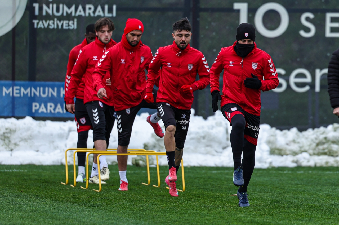 Samsunspor, Göztepe maçının hazırlıklarına devam etti