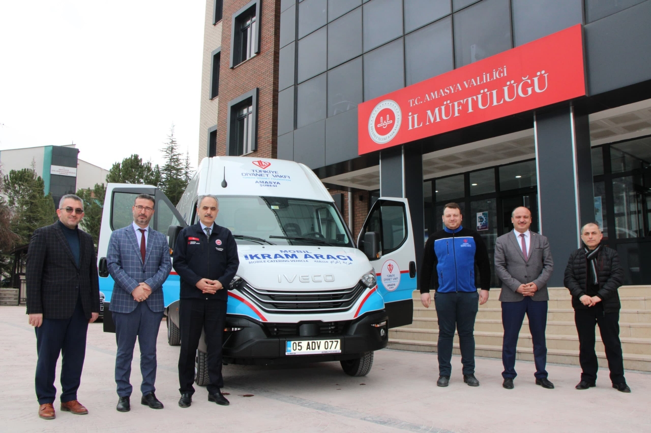 TDV Amasya şubesinin mobil ikram aracı hizmete başladı