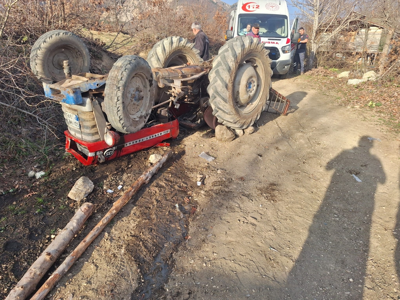 Tokat’ta trafik kazasında 1 yaralı