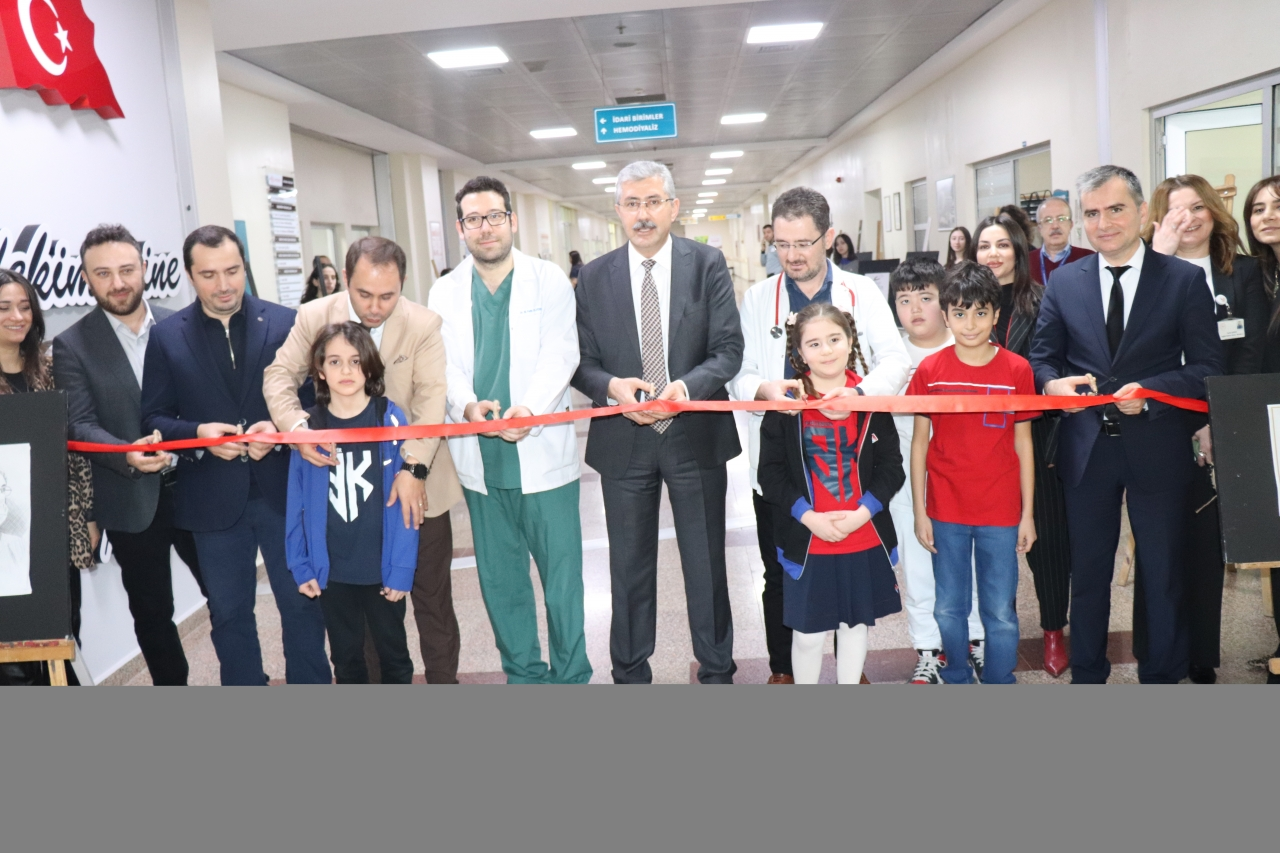Ünye'de "Tıbbın Sanata Yansıması" resim sergisi açıldı