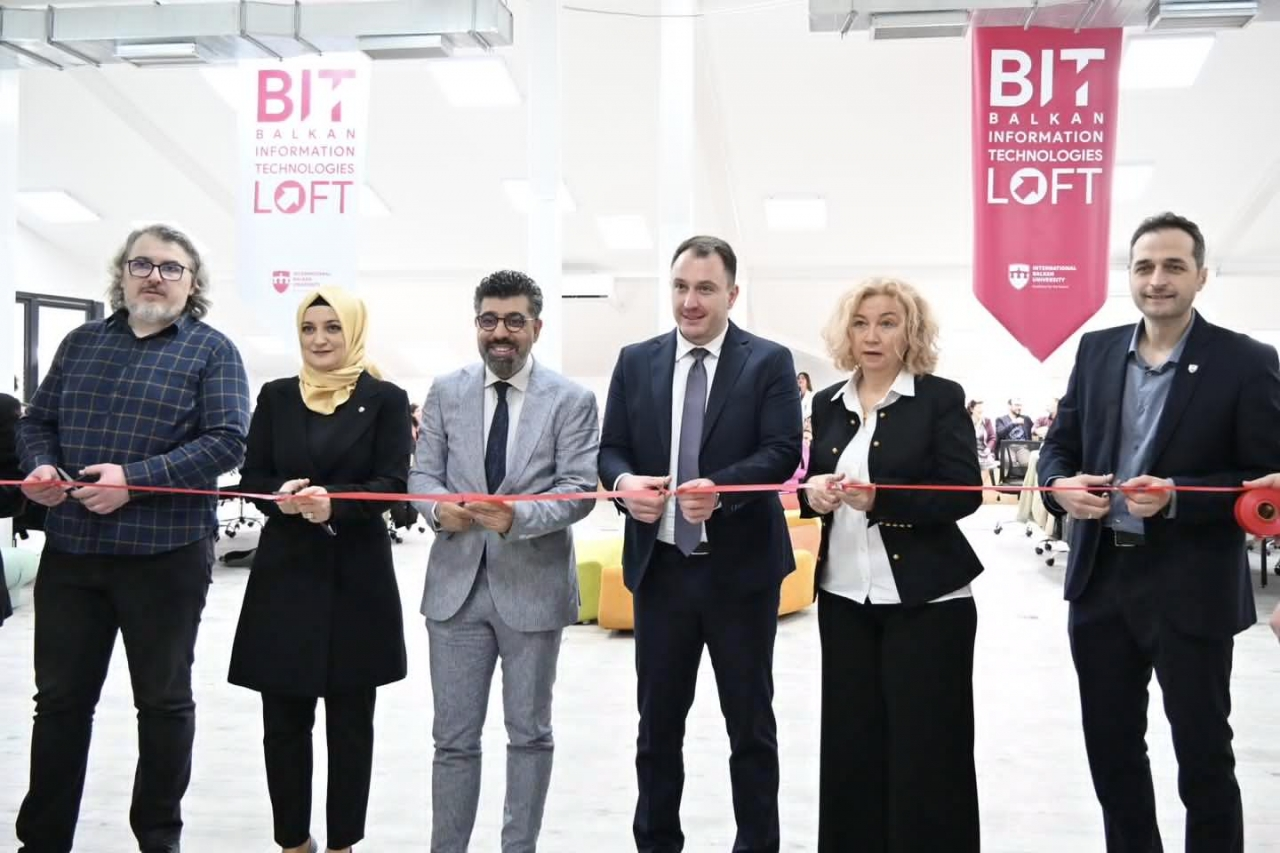 Üsküp'teki IBU'da "Balkan Information Technology Loft" açılışı yapıldı
