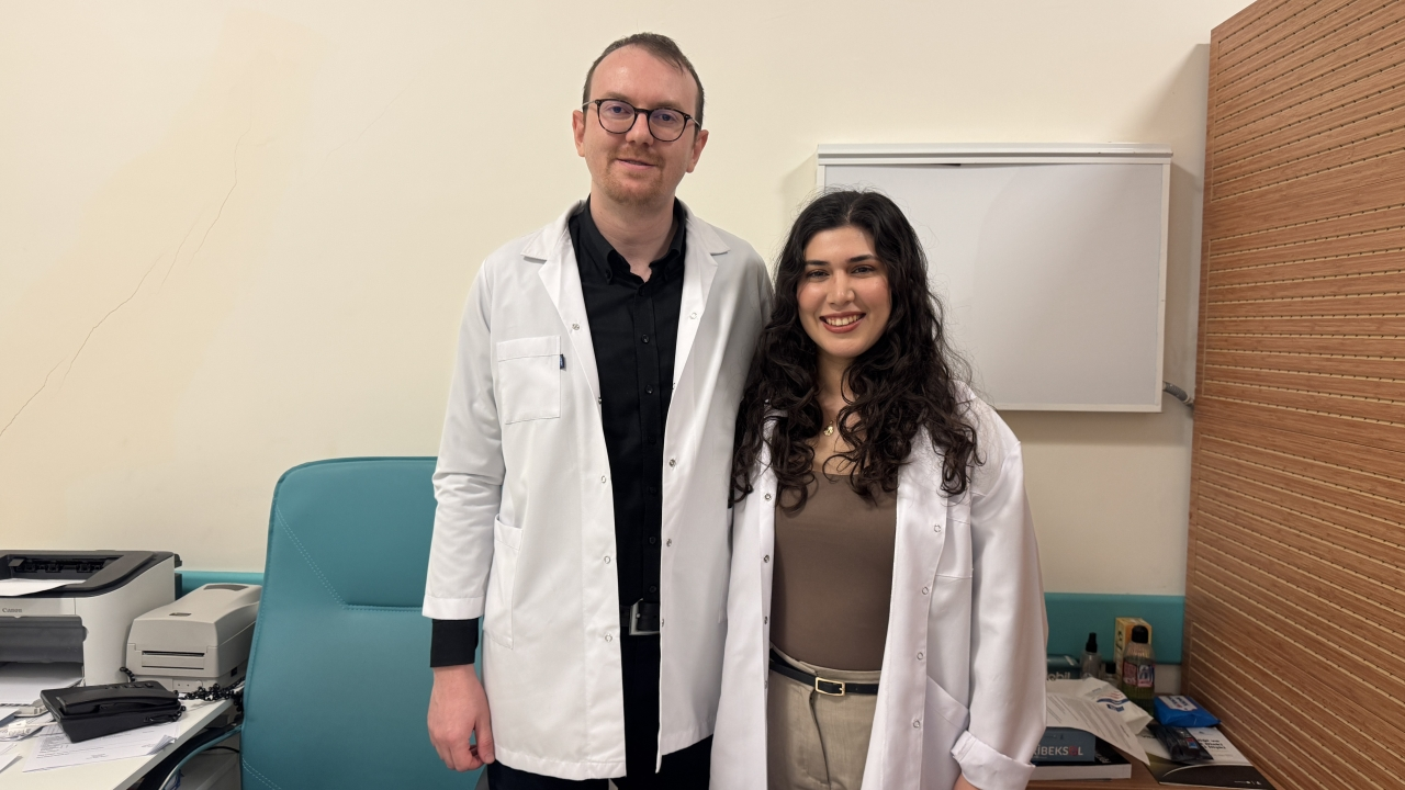 Yolları İstanbul'da kesişen doktor çift, 25 bin nüfuslu ilçede aynı hastanede hizmet veriyor