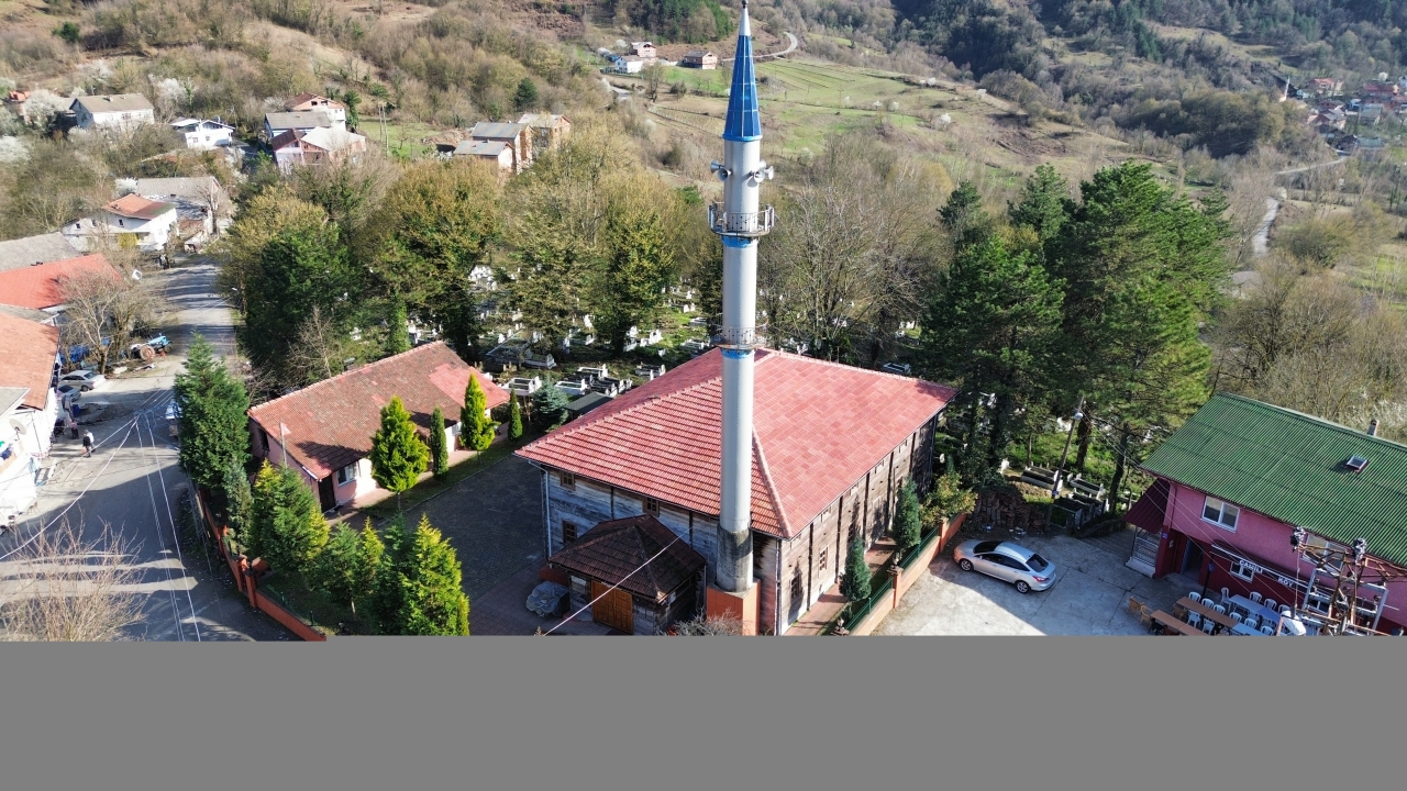 Zonguldak'ta çantı tekniğiyle inşa edilen cami 2 asırdır ayakta duruyor
