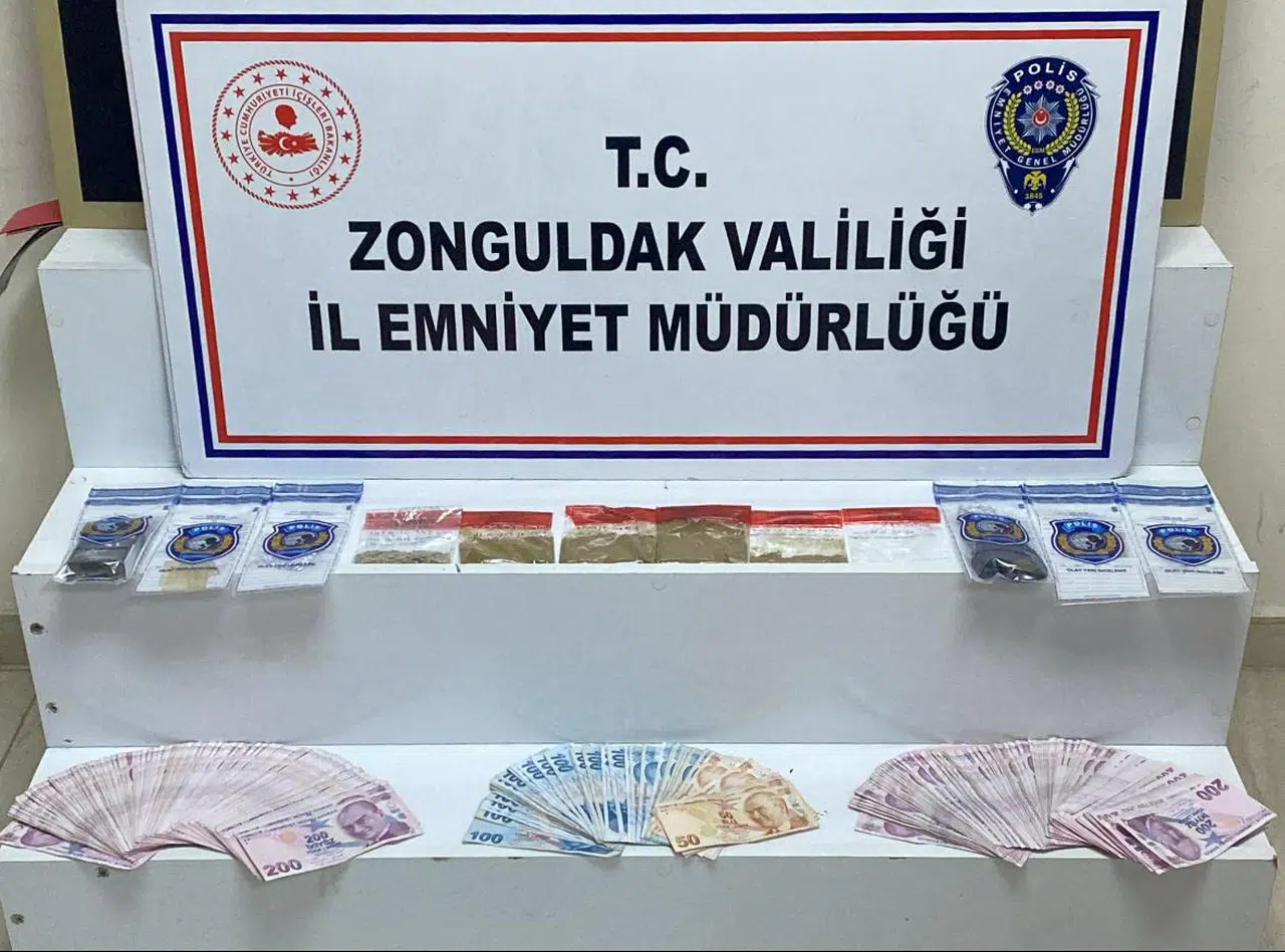 Zonguldak'ta uyuşturucu operasyonunda 2 zanlı tutuklandı