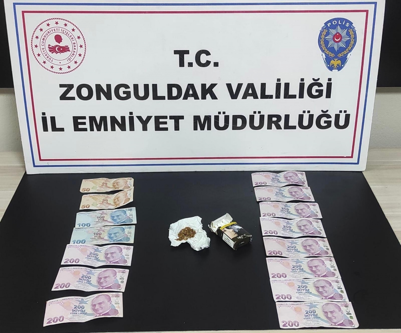 Zonguldak'ta uyuşturucu operasyonunda 3 zanlı tutuklandı