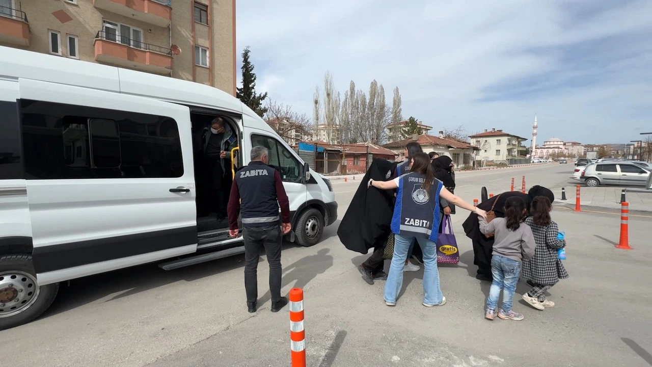 Çorum’da Zabıta Denetime Çıktı, Dilenciler Yakalandı