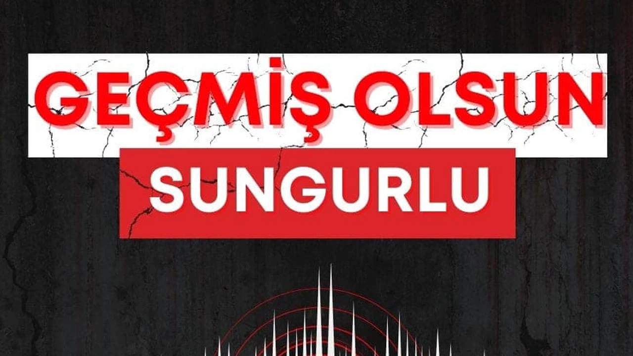 Dere'den Sungurlu'daki Deprem Sonrası Mesaj