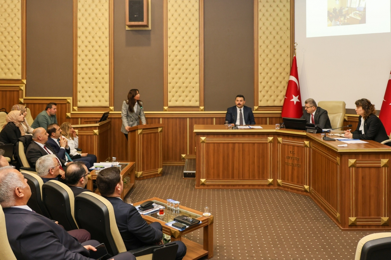Artvin'de Bağımlılıkla Mücadele İl Koordinasyon Kurulu Toplantısı yapıldı