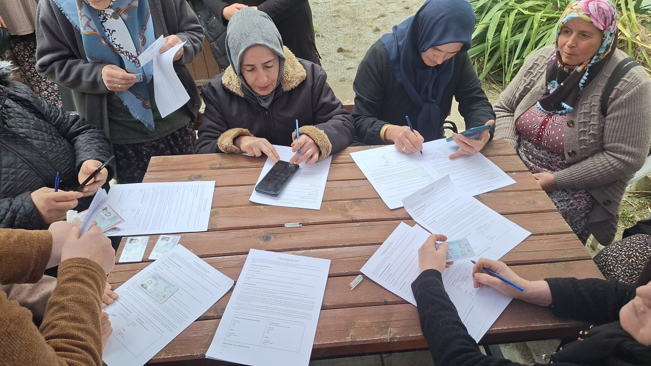 Bafra'da kırsal mahallede KETEM taraması