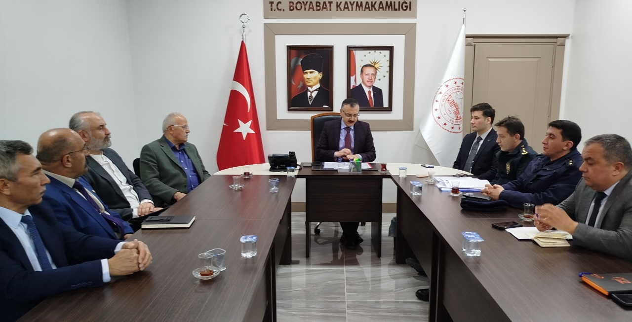 Boyabat'ta "Bir Kural Bir Ömür" konulu toplantı gerçekleştirildi