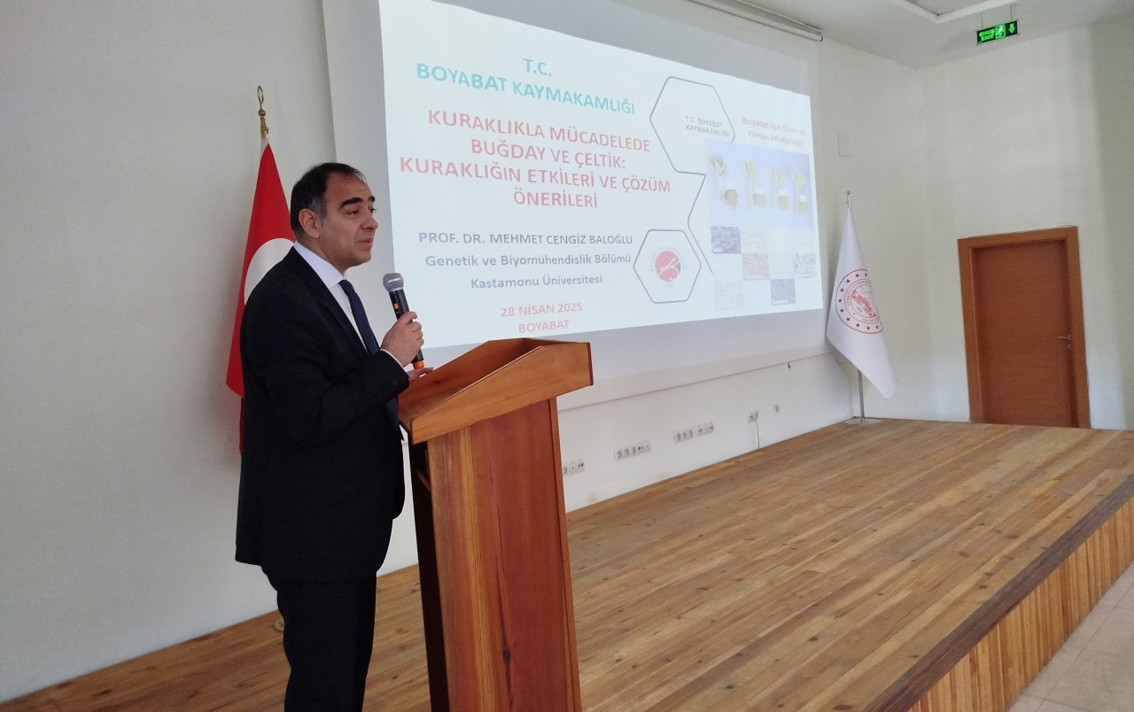Boyabat'ta üreticiler kuraklıkla mücadele konusunda bilgilendirildi