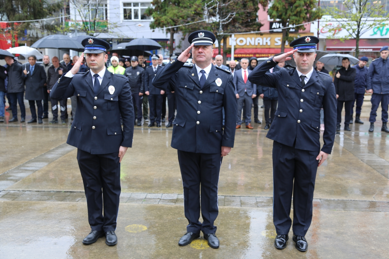 Giresun'un ilçelerinde Türk Polis Teşkilatı'nın 180. kuruluş yıl dönümü kutlandı