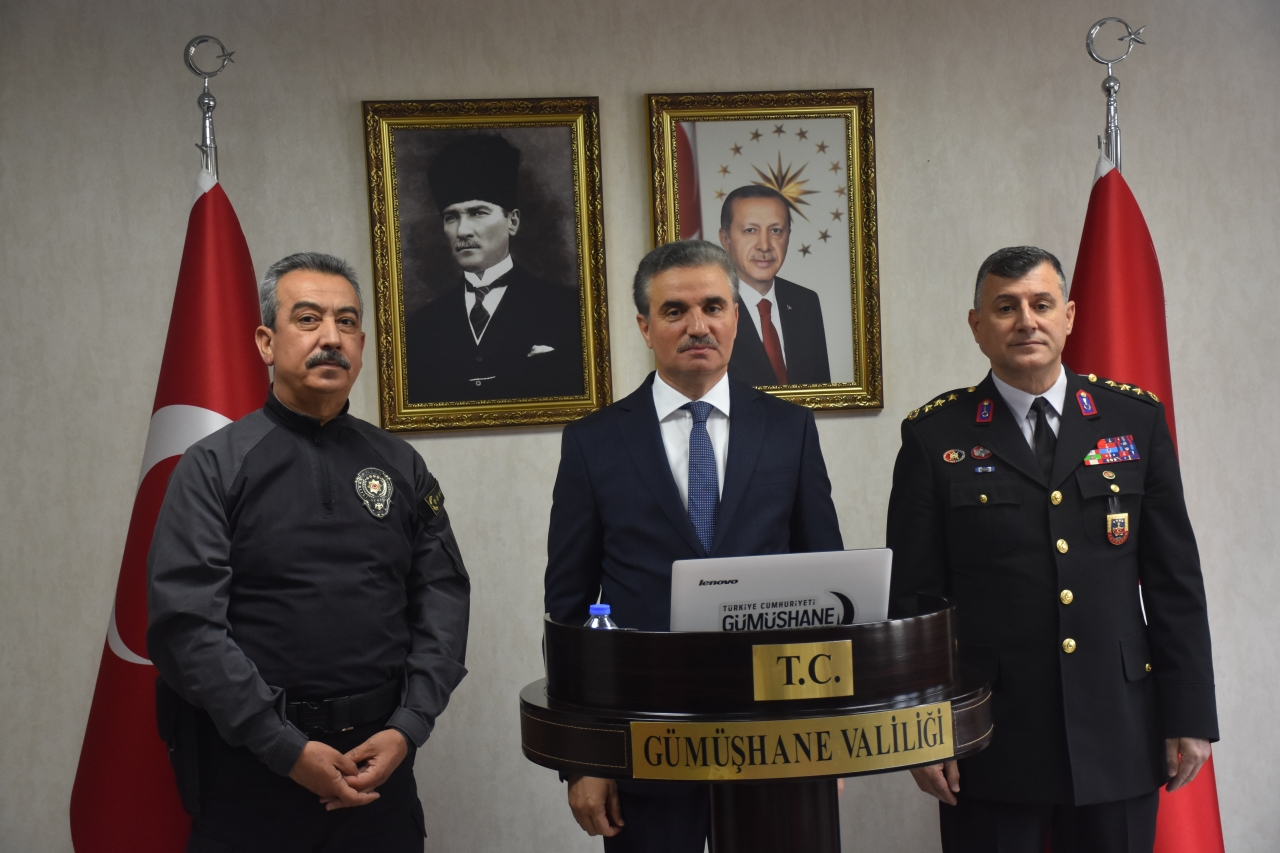 Gümüşhane'de güvenlik bilgilendirme toplantısı yapıldı