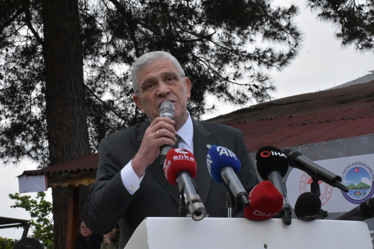 İYİ Parti Genel Başkanı Dervişoğlu, Ordu'da konuştu: