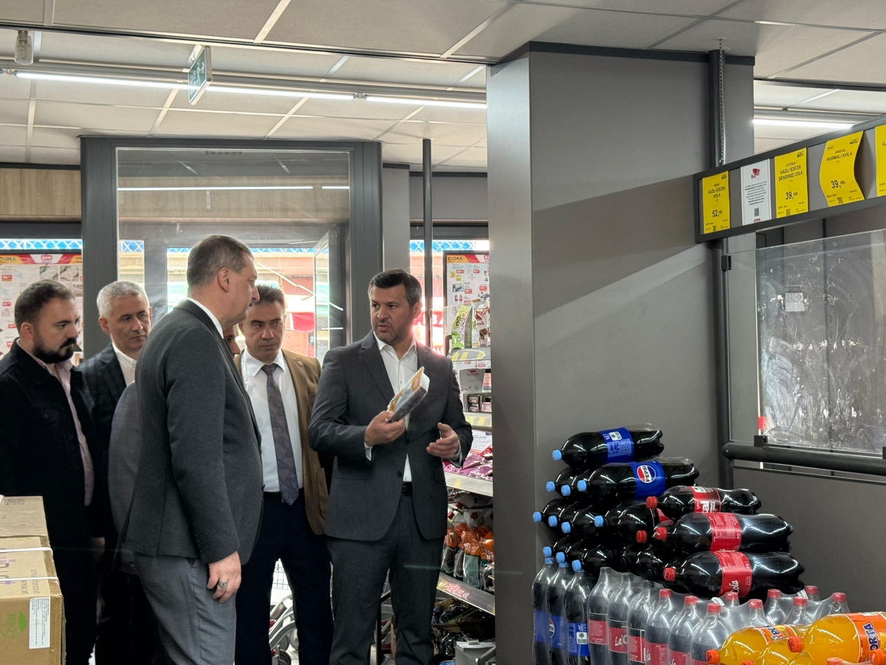 Karabük Belediye Başkanı Çetinkaya market denetimlerine katıldı