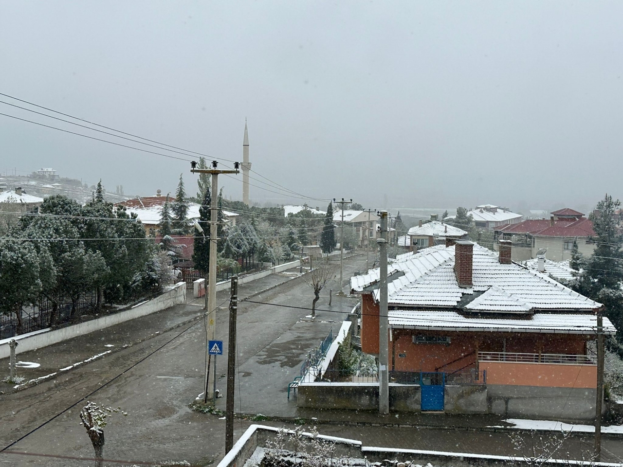 Kargı'da kar yağışı etkili oldu