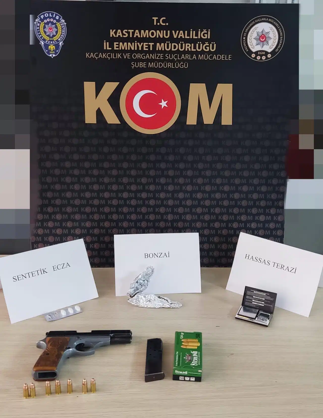 Kastamonu'da düzenlenen uyuşturucu operasyonunda 4 kişi yakalandı