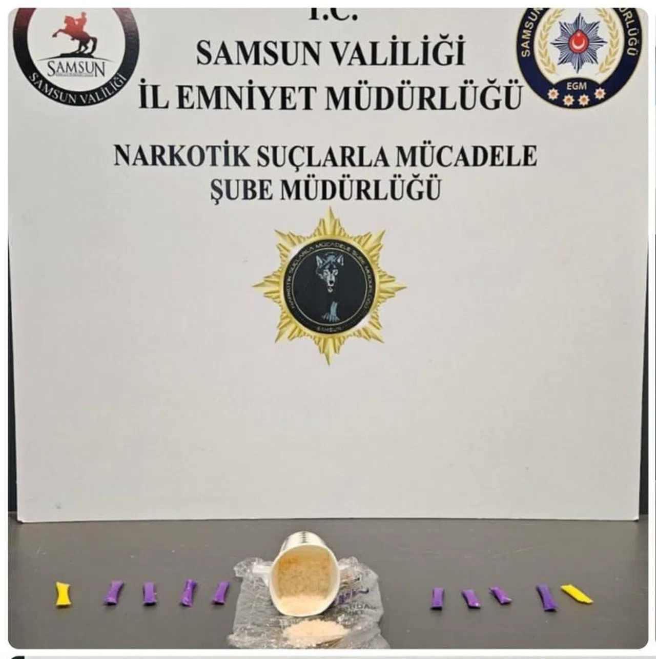 Samsun'da düzenlenen uyuşturucu operasyonunda 3 zanlı yakalandı