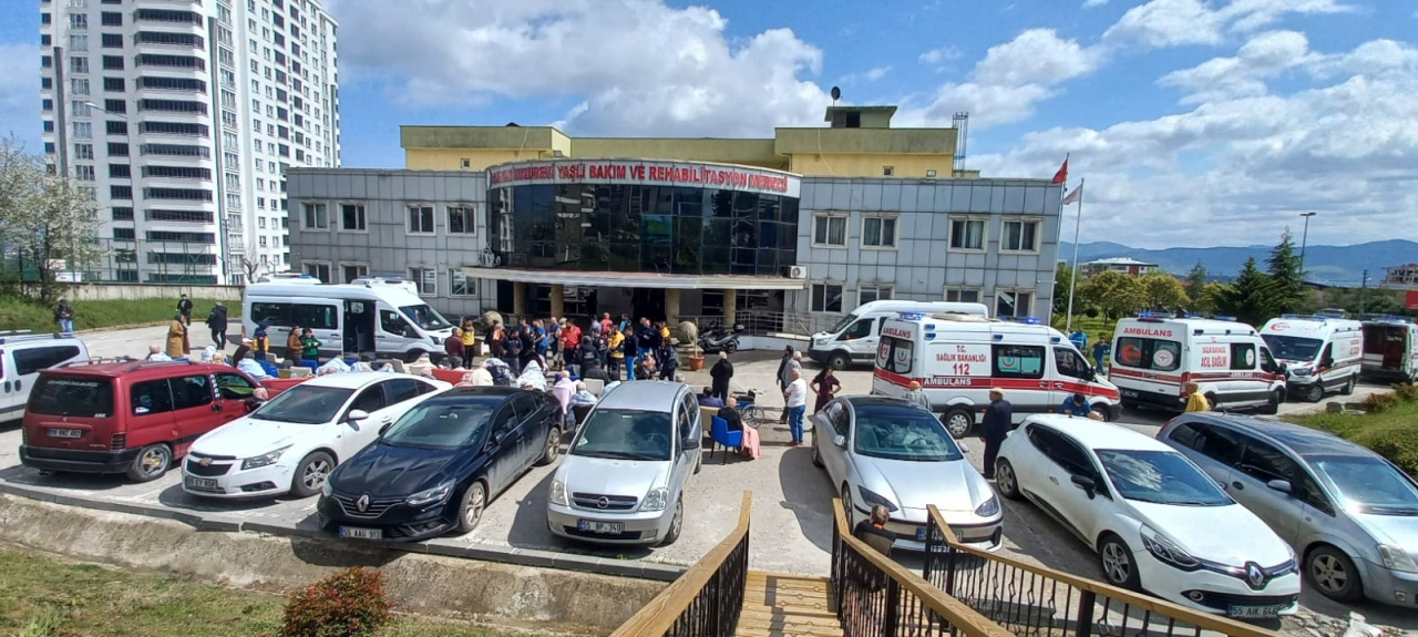 Samsun'da huzurevinde çıkan yangın söndürüldü