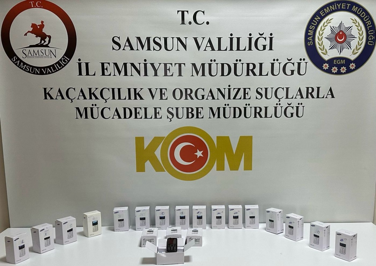 Samsun'da kaçakçılık operasyonunda 2 zanlı yakalandı
