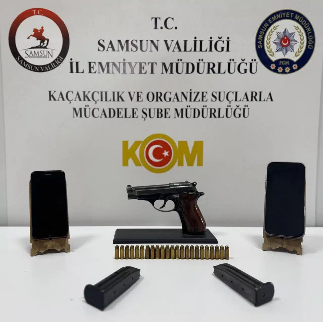 Samsun'da tefecilik operasyonunda 2 zanlı yakalandı