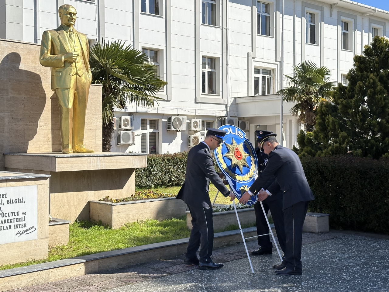 Sinop'un bazı ilçelerinde Türk Polis Teşkilatının 180. kuruluş yıl dönümü kutlandı