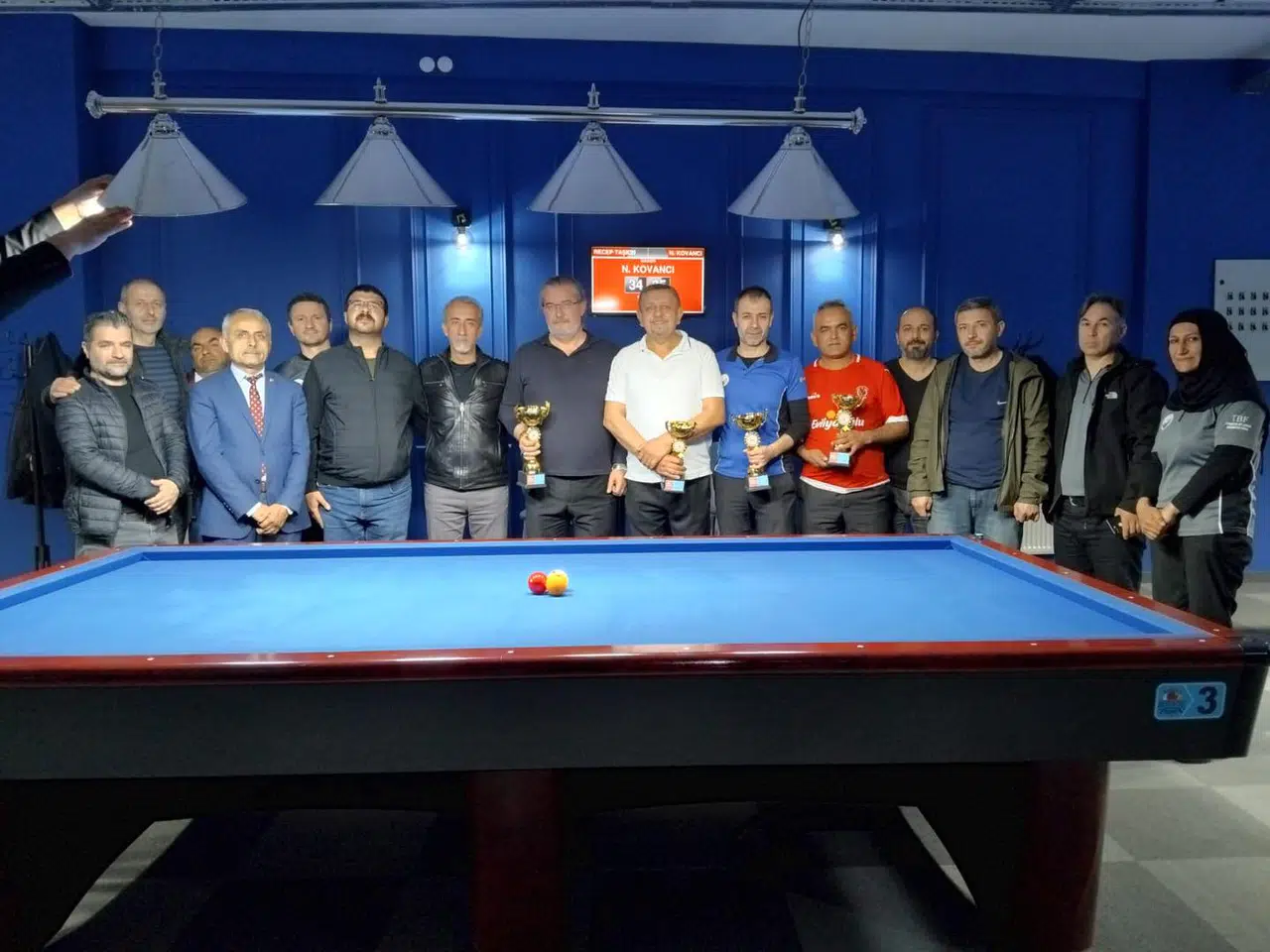 Bilardo Turnuvası Sona Erdi