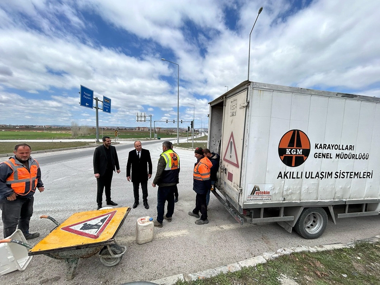 Çevre Yolu Kavşağına Yeni Önlem