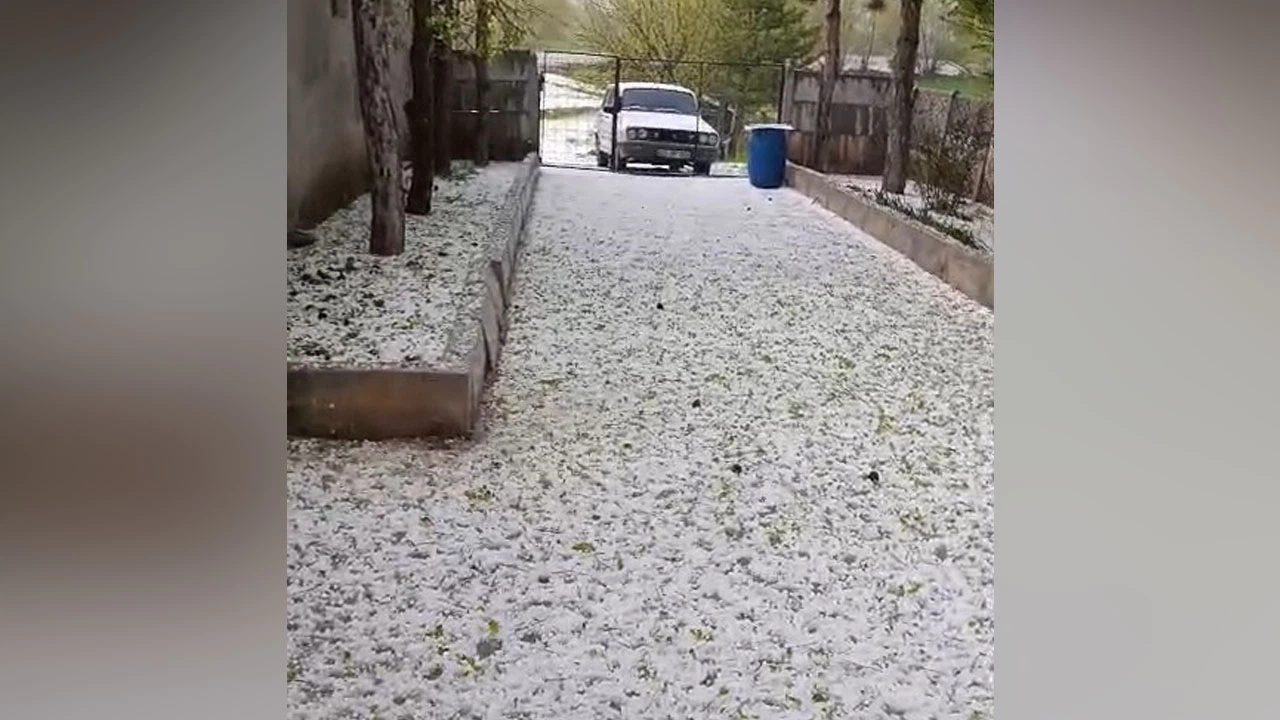 Alaca’yı Dolu Vurdu