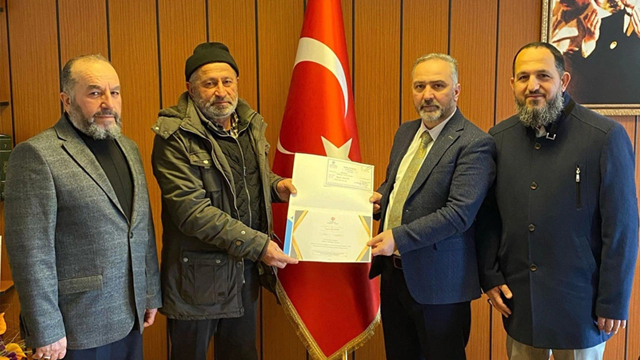 Hıdırlık Kur'an Kursu inşaatı İçin Anlamlı Bağış