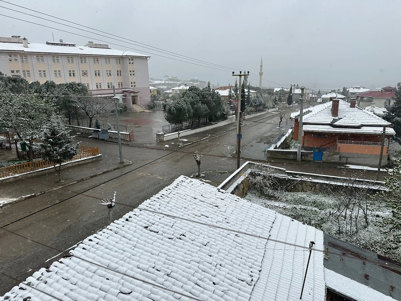 Kargı'da Kar Yağışı Etkili Oldu
