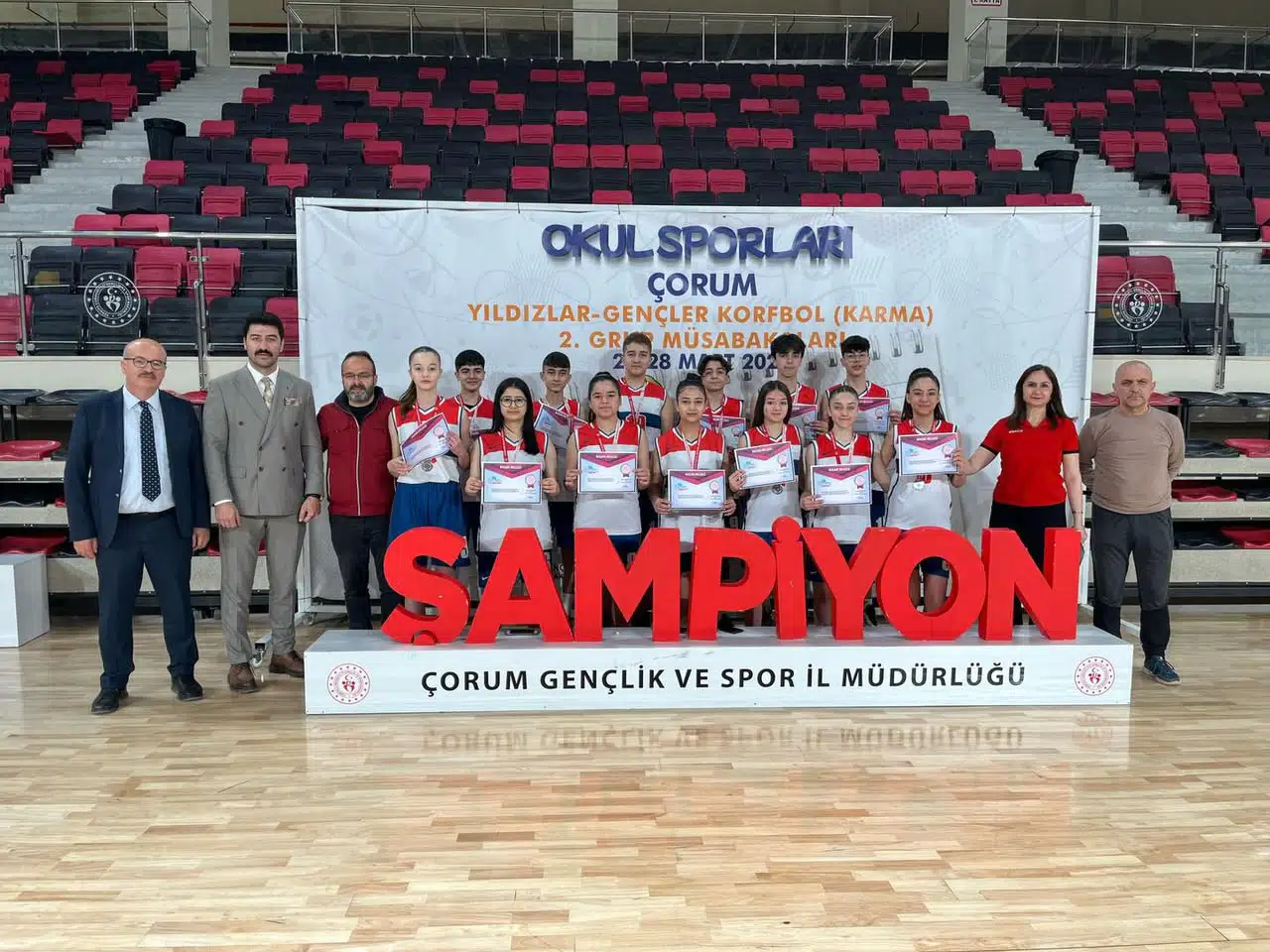 Korfbol Grup Müsabakaları Tamamlandı