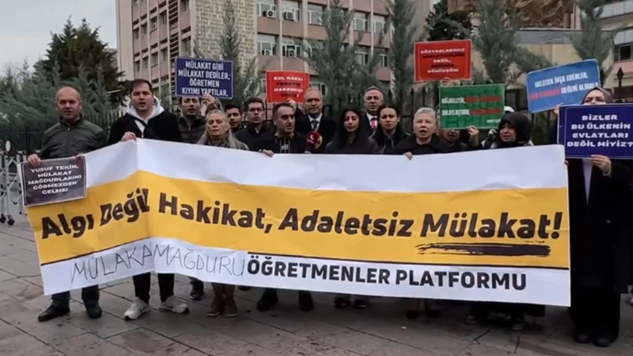 Tahtasız ve Vekiller Öğretmenlerin Eylemine Katıldı