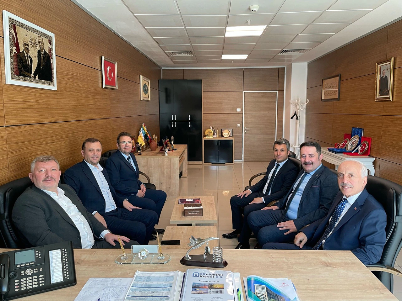 Osmancık Heyeti Zeki Gül ile Görüştü