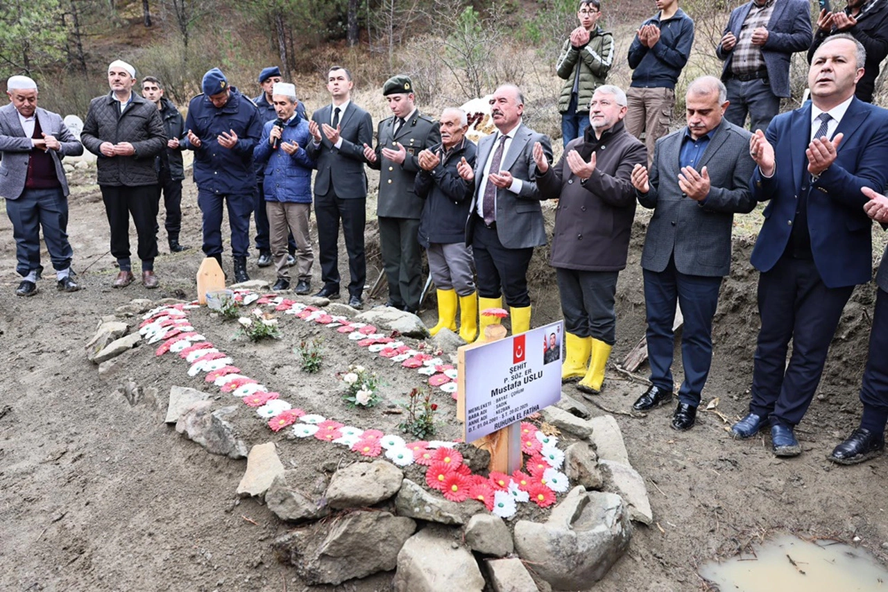 Şehit Mustafa Uslu İçin Mevlit Okutuldu