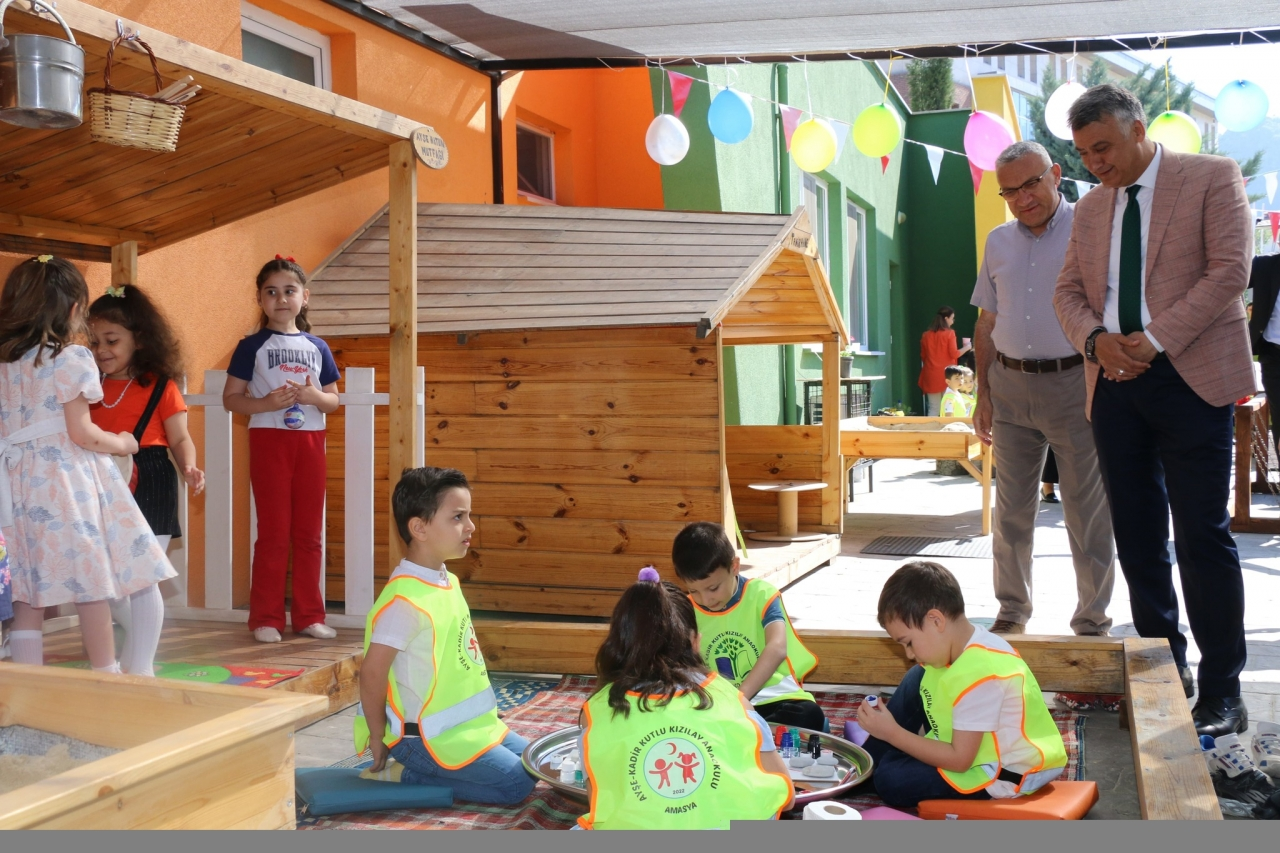 Amasya’da açık hava sınıfının açılışı yapıldı